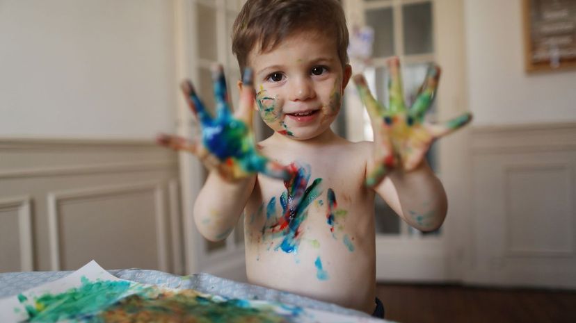 toddler boy paint
