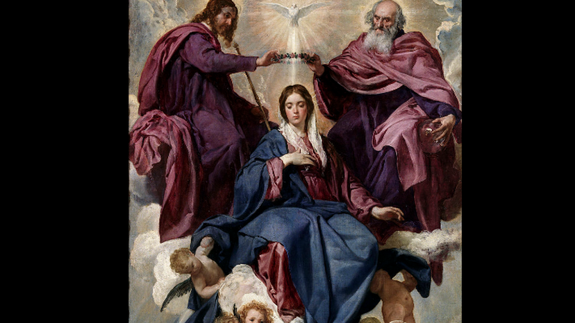 Coronoation of the Virgin by Diego Velazuez