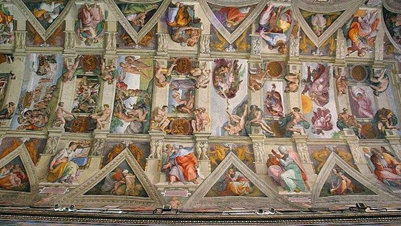 Ceiling Of The Sistine Chapel