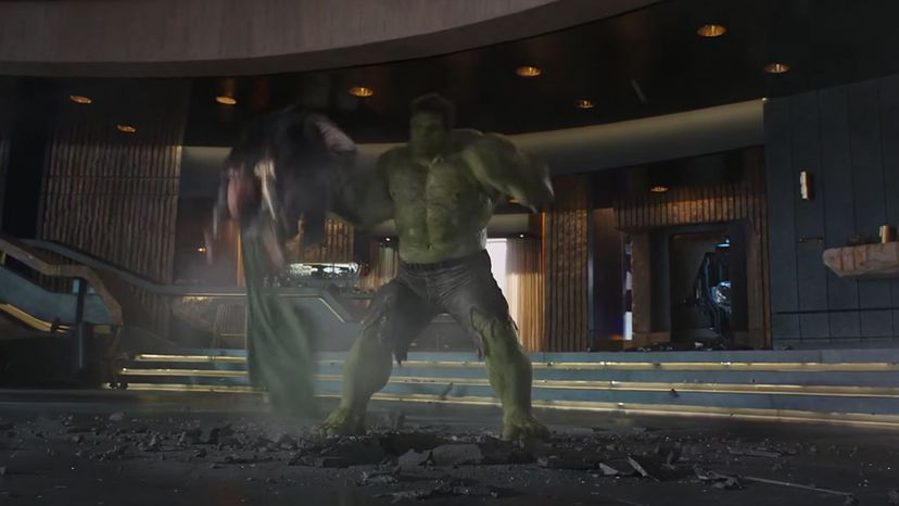 Hulk thrashing Loki back and forth- The Avengers 
