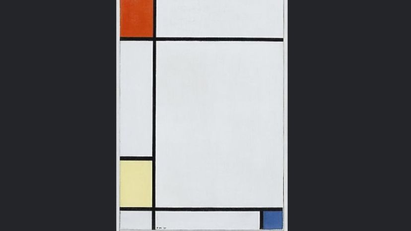 Composition with Red Blue and Yellow by Piet Mondrian