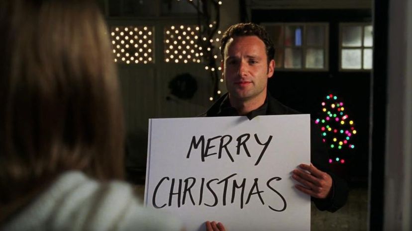 Love Actually scene