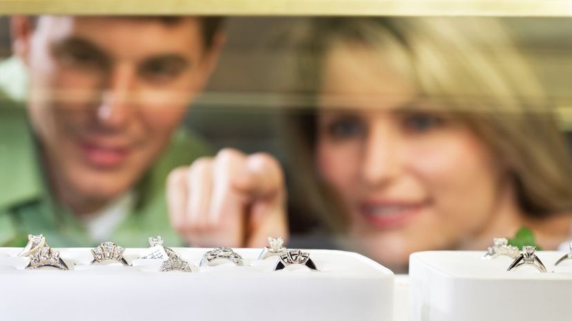 Couple Ring Shopping