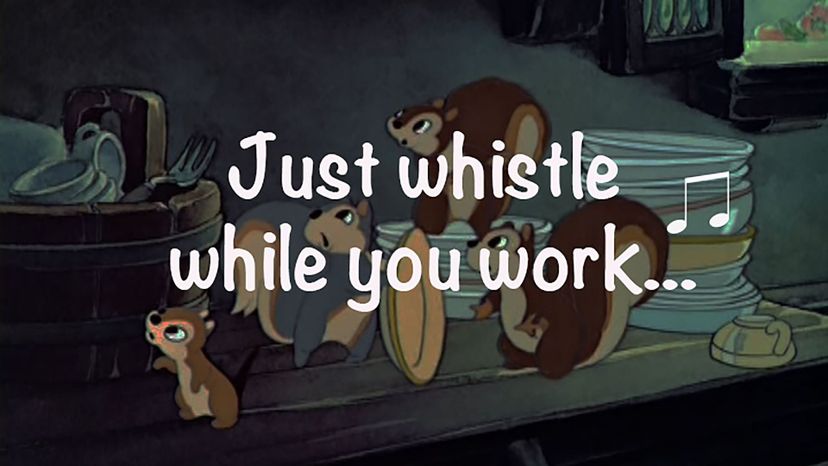 Snow white - whistle while you work