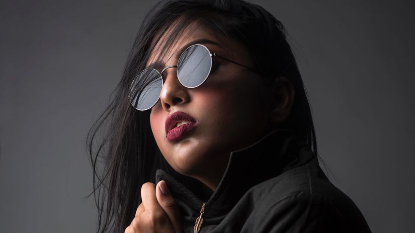 black sunglasses