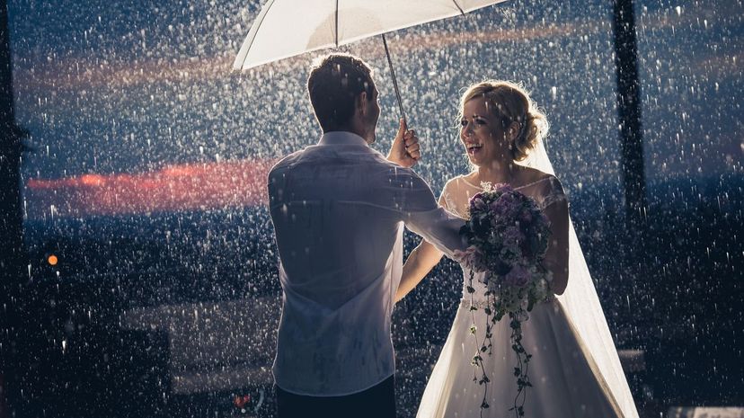 Question 9 - rain wedding