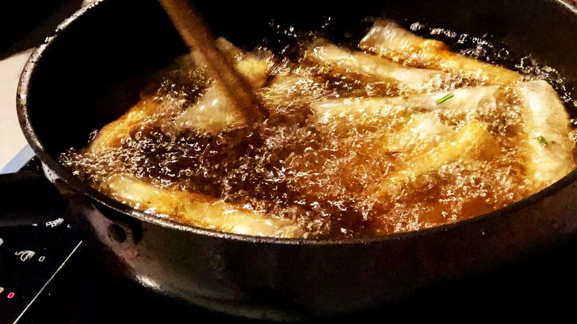 Pour it into a container