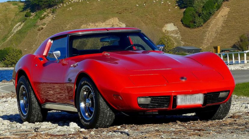 Q1-Red Corvette