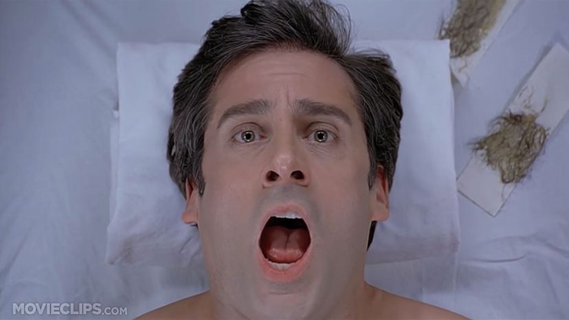 The waxing scene- The 40 Year Old Virgin 