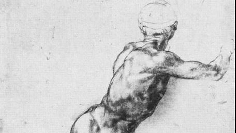 Battle Of Cascina Study For A Figure