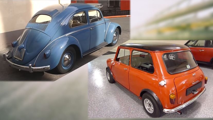 (1955 Volkswagen Beetle) 1962 Mini Cooper