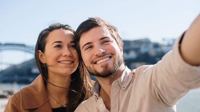 Couple selfie