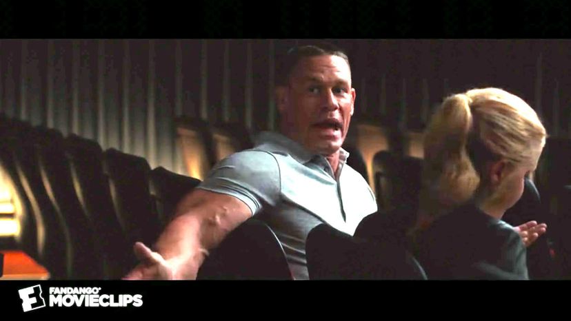 Movie- Trainwreck (2015 â€“ Apatow Productions); Athlete- John Cena
