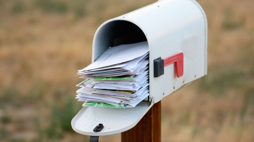 Letters in a mailbox