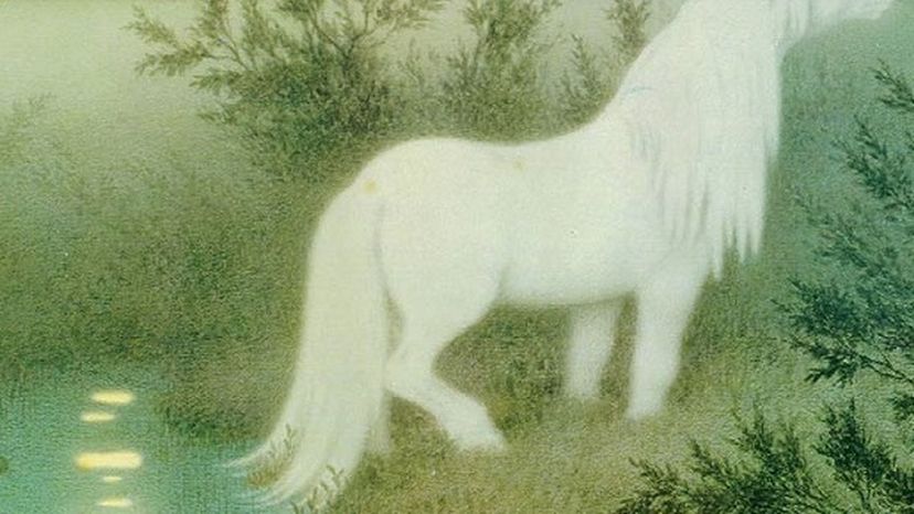 NÃ¸kken som hvit hest (â€˜ The Neck as a brook horseâ€™) (1909)