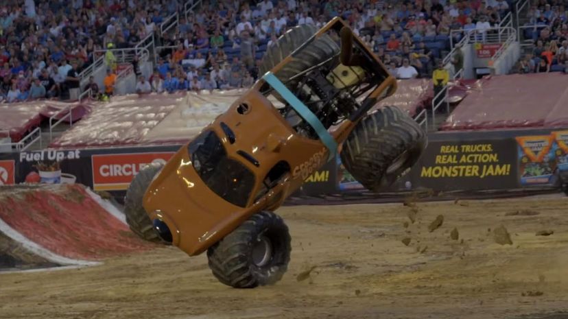 Monster Jam rough land