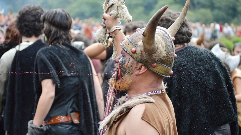 Viking helmet