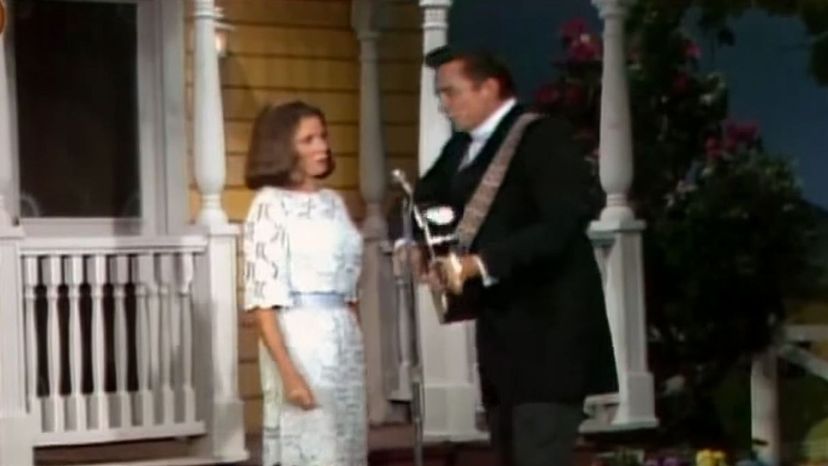 June Carter and Johnny Cash (1968)