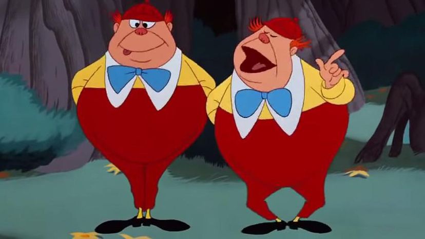 30 - tweedle dee and tweedle dum alice in wonderland