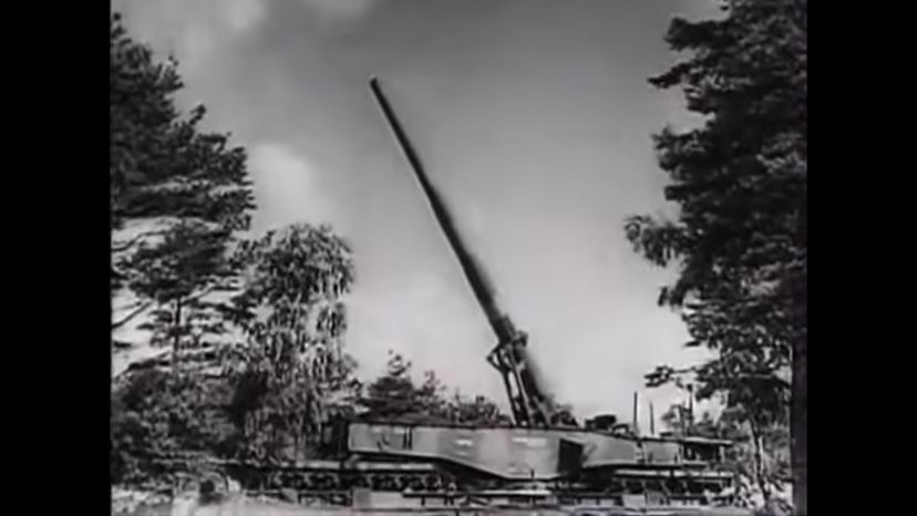 28 cm schwere Bruno Kanone (E) railway gun 