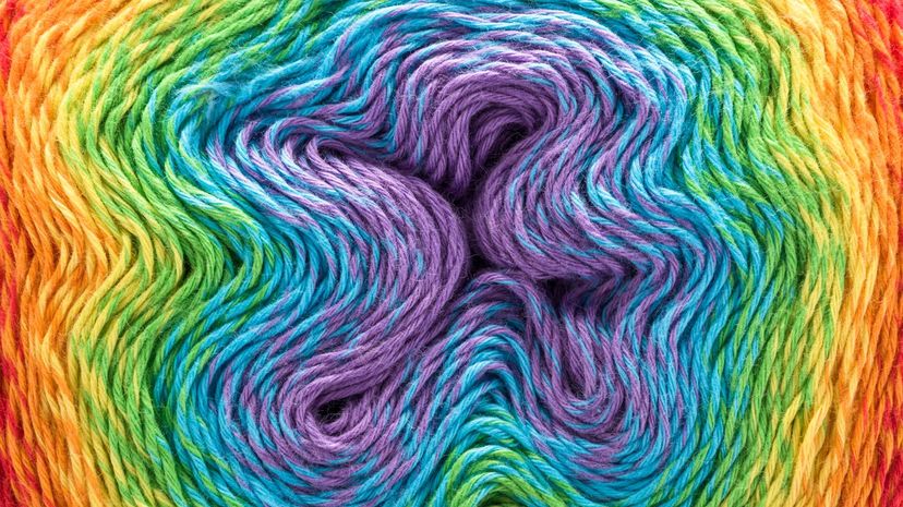 Mix Colored Wool Spool