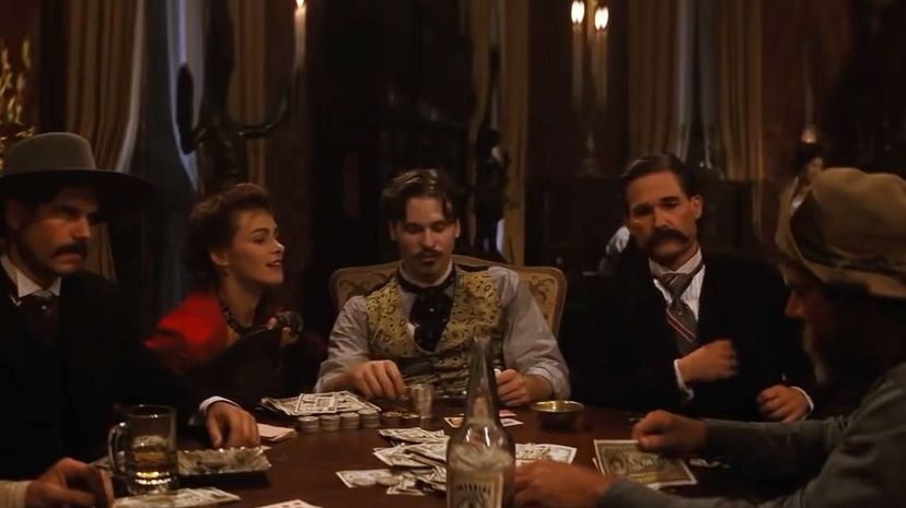 Johnny Ringo and Doc Holliday at Wyatt Faro Table