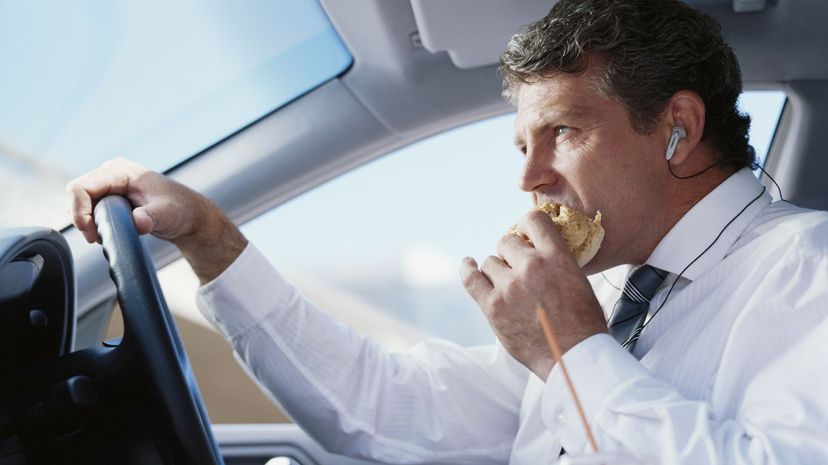 eat while driving