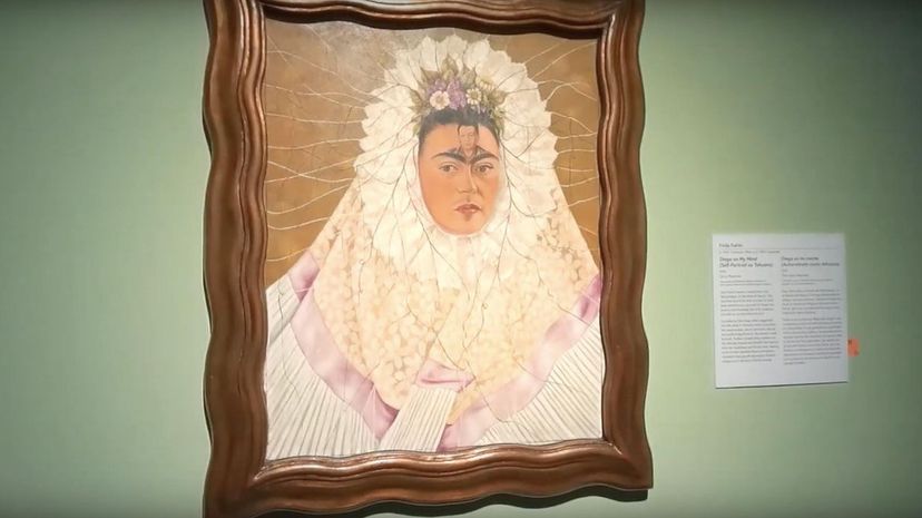 Frida Kahlo painting