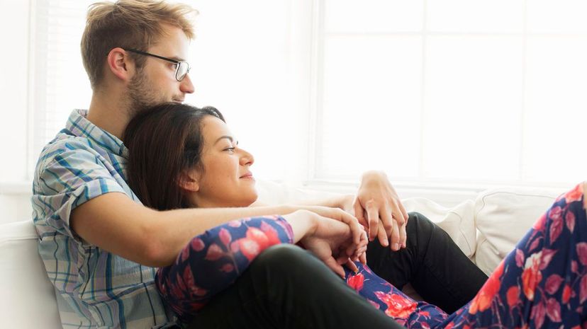 Cuddle on couch