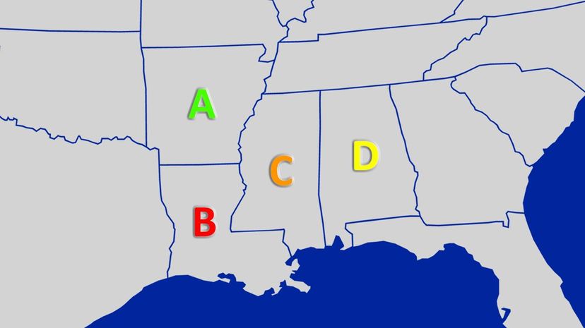 Which state is Arkansas?