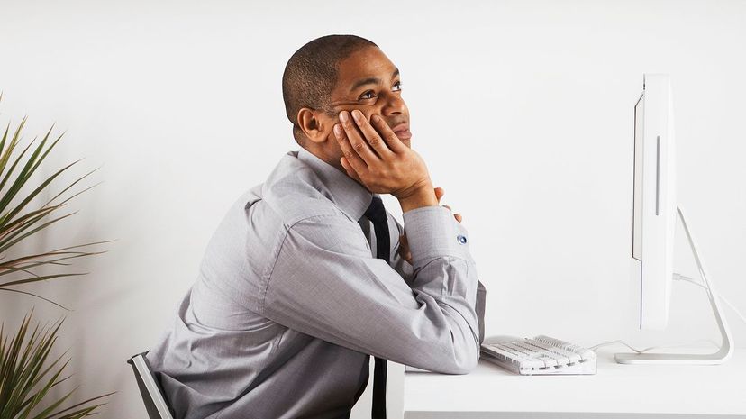 14 Bored businessman