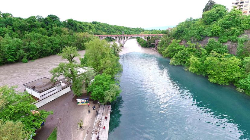 Rhone and Arve Rivers