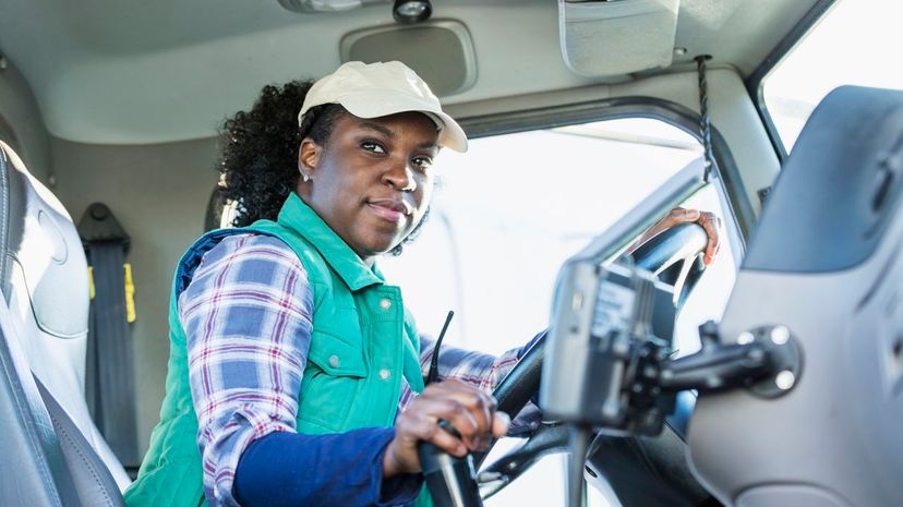 Female Truck driver