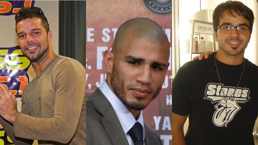 Ricky Martin, Miguel Cotto, and Luis Fonsi