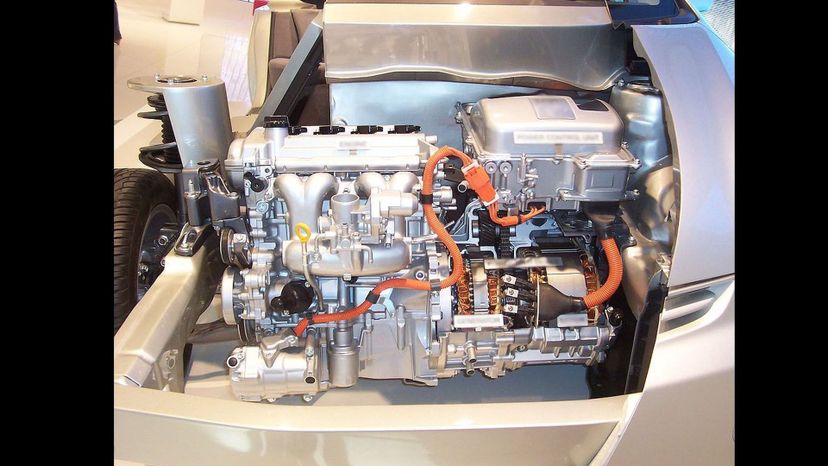 What type of engine is shown in the image?