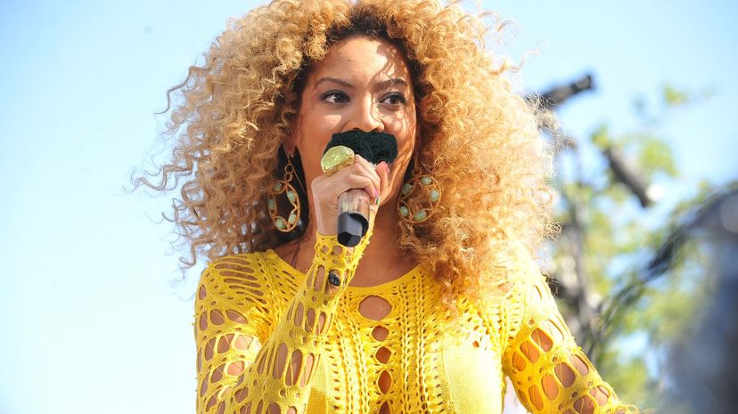 Beyonce mustache