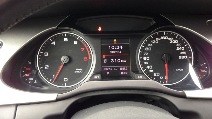 Car speedometer