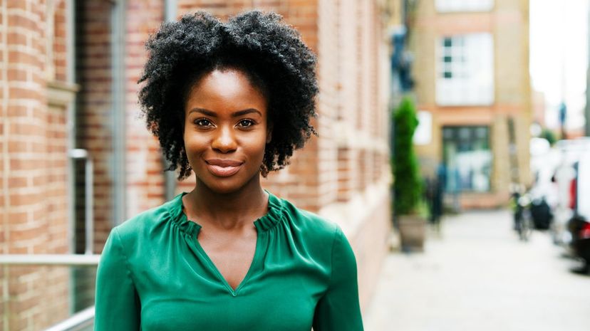 Smiling woman