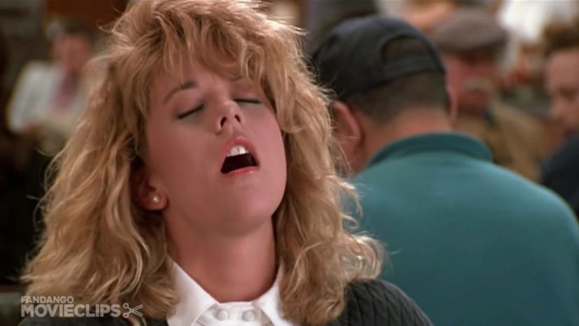 Meg Ryan faking a you-know-what- When Harry Met Sally 