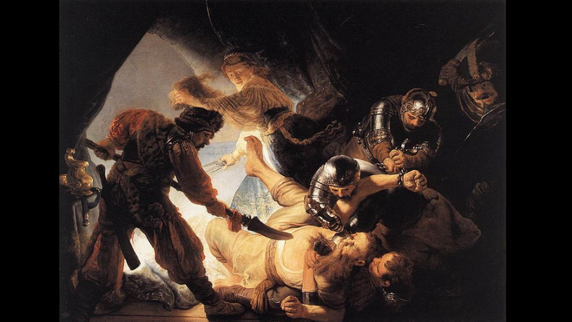 The Blinding of Samson, Rembrandt
