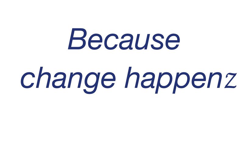 Zurich - because change happenz