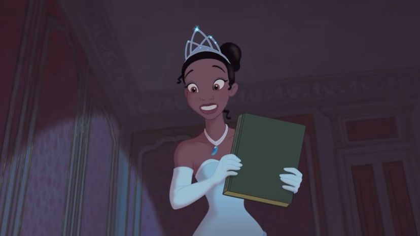 Tiana with book