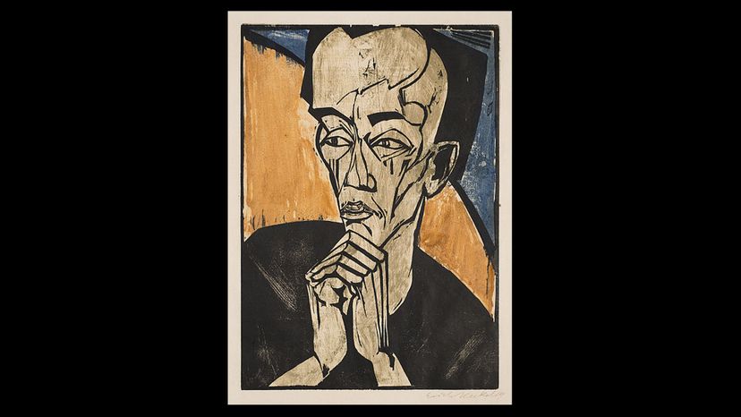 Portrait of a Man- Erich Heckel