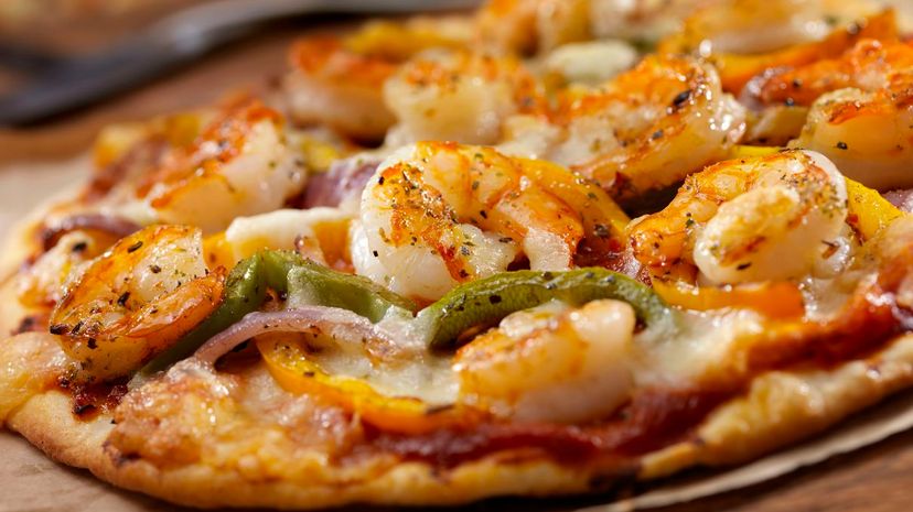 16 - shrimp pizza