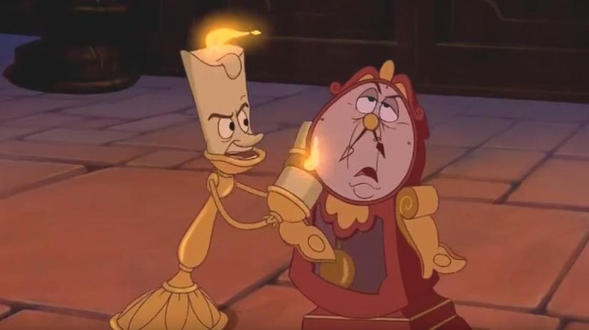 Cogsworth and Lumierre