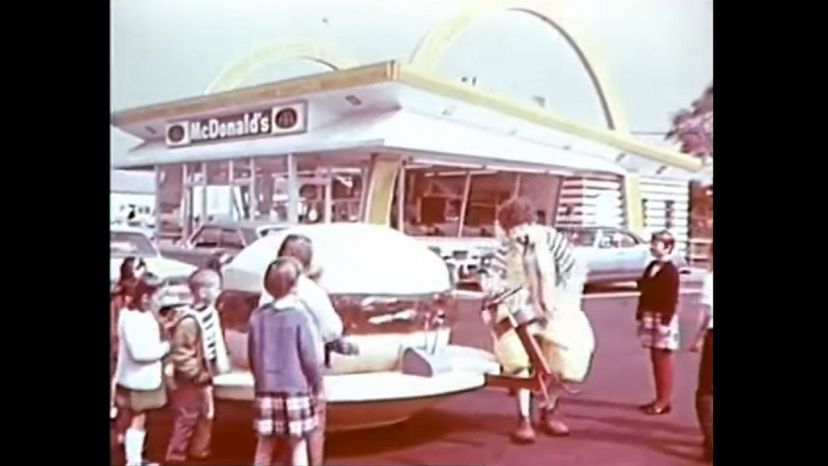 McDonalds, Ronald rides to the store (1960s)