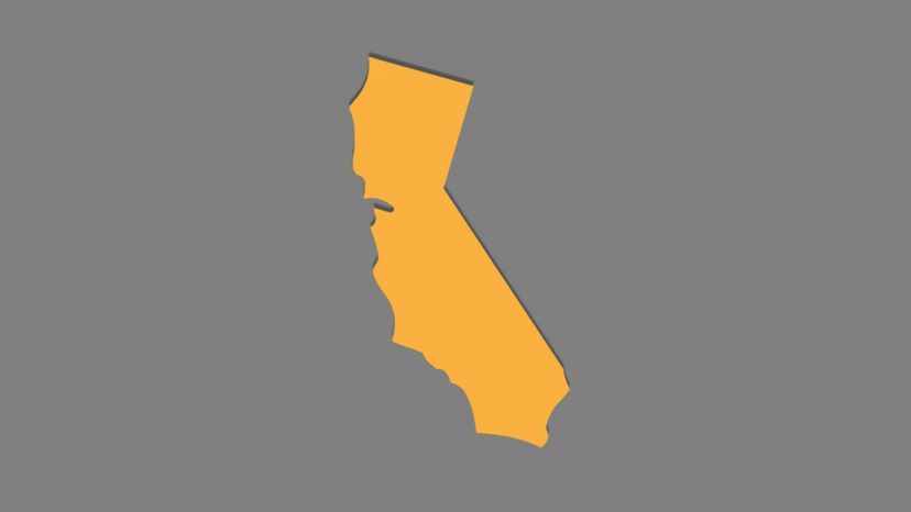 California (right side up)