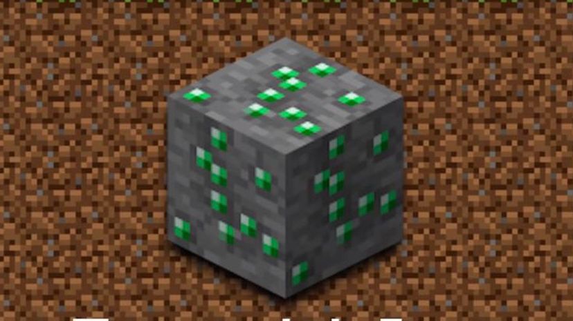 Emerald ore Minecraft