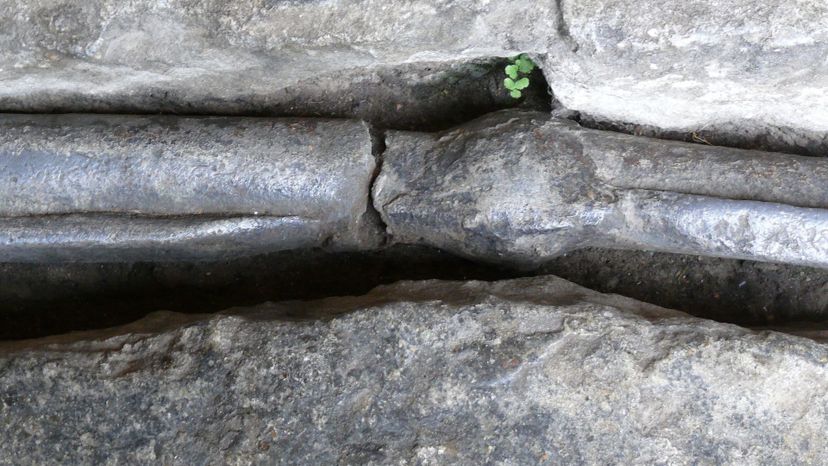 lead (ancient Romans word for plumbing)