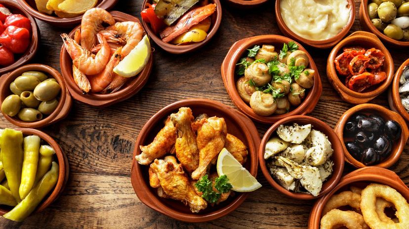 Spanish Food: Tapas Still Life